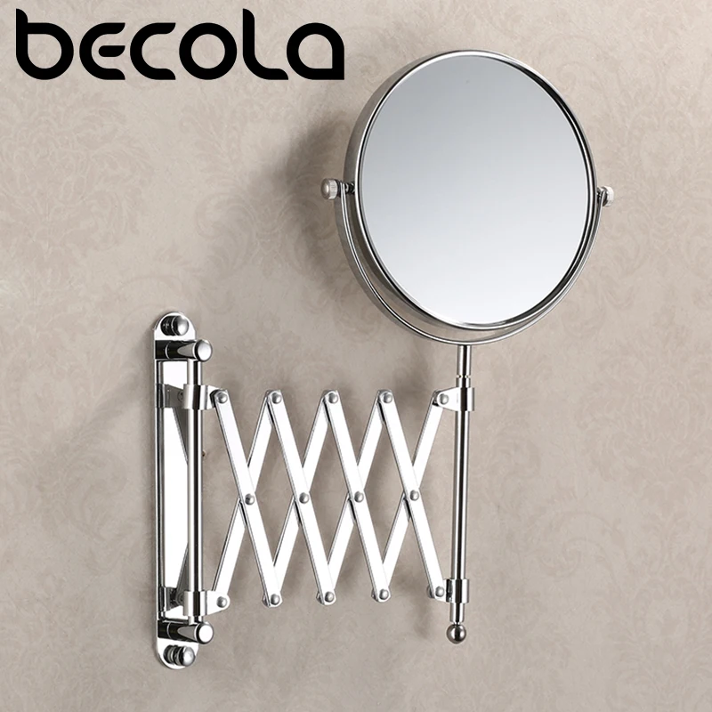 BECOLA 8 дюймовое 3X увеличительное круглое настенное зеркало для макияжа