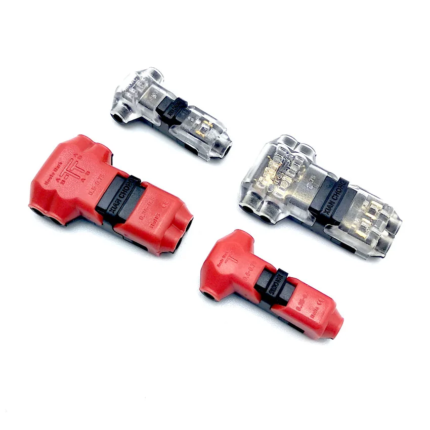 5 шт./лот 1/2Pin 18 22awg без сварки винтов Быстрый соединительный кабель с разъемом