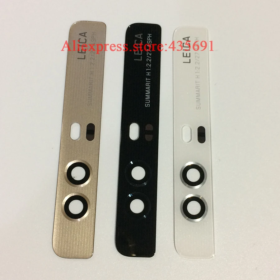 

100Pcs/lot Original New Back Camera Glass Lens Rear Battery Door Top Housing Cover with Adhesive Sticker For Huawei P9