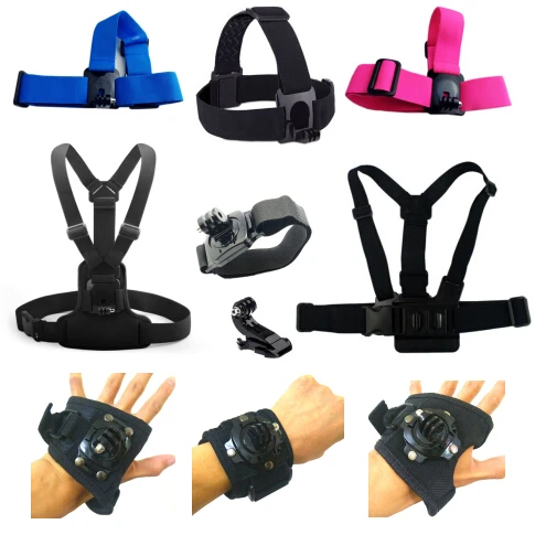 

Clownfish Head Chest Arm Wrist Band Single Shoulder Strap Tripod Mount Adapter For SJ8/Xiaomi yi 4K/Gopro hero 7 6 5 4 3/EKEN H9