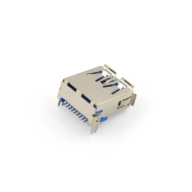 100 шт. USB host 3.0AF90 градусов SMT патч медь 3.0USB разъем|Соединители| |