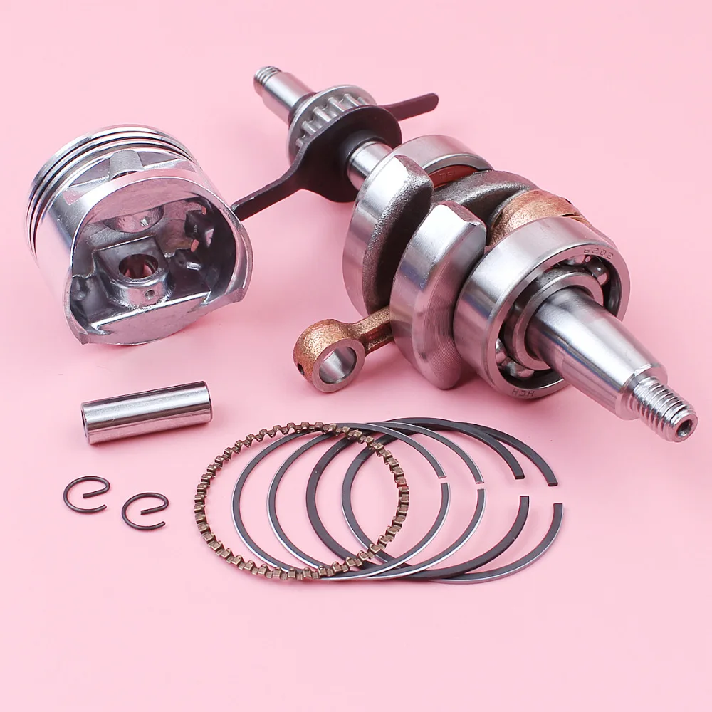 Crankshaft 39mm Piston Pin Ring Circlip Kit For Honda GX35 GX 35 4 Stroke Lawn Mower Small Gas Engine Motor Part Crankshaft 39mm Piston Pin Ring Circlip Kit For Honda GX35 GX 35 4 Stroke Lawn Mower Small Gas Engine Motor Part