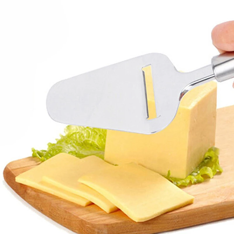 

1PC Stainless Steel Cheese Plane Slicer Cheese Butter Grater Cutter Cheese Cake Knife For Cooking Kitchen Tools Silver Color
