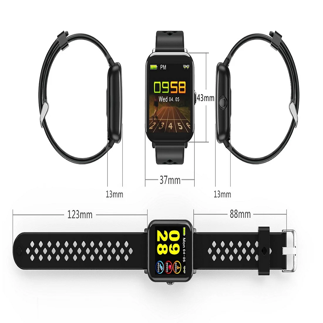 

10 Pcs / 1 Lot Smart Watch DMO6 Remote Camera/Pedometer/Mileage/Sleep Monitor/24h 12h Time /choose Mode