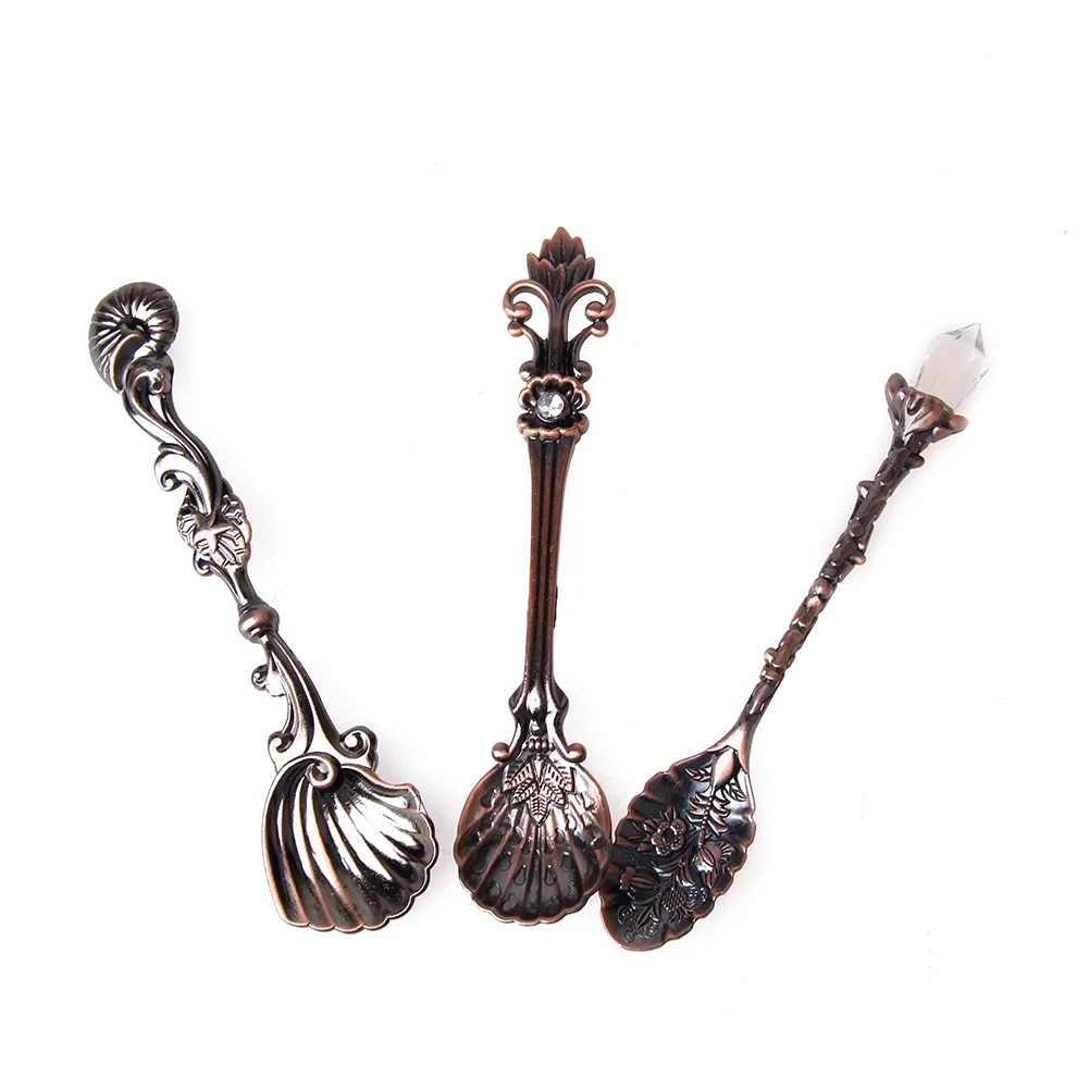 Retro Stainless Steel Spoon Shovel Shape Design Coffee Ice Cream Soup