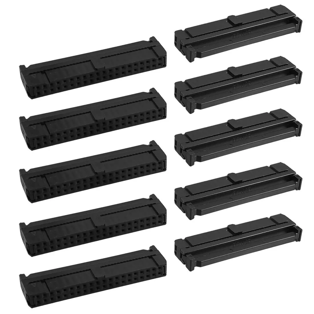

LNHF 10 Pcs Dual Row 40 Pin IDC Socket Connector Female Header FC-40P