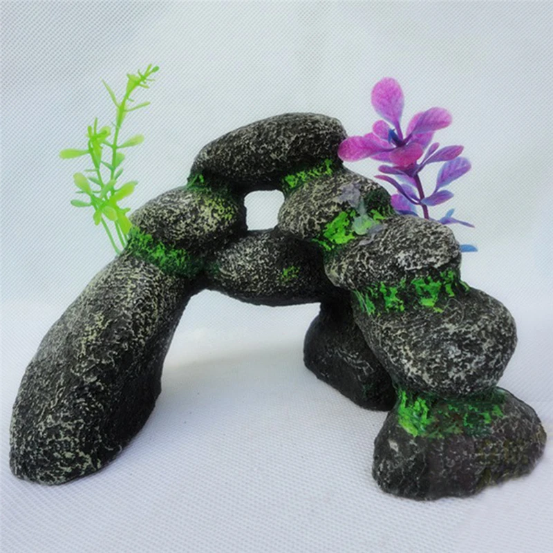 Resin Artificial Stone quarium Fish Tank Decorations For Shrimps