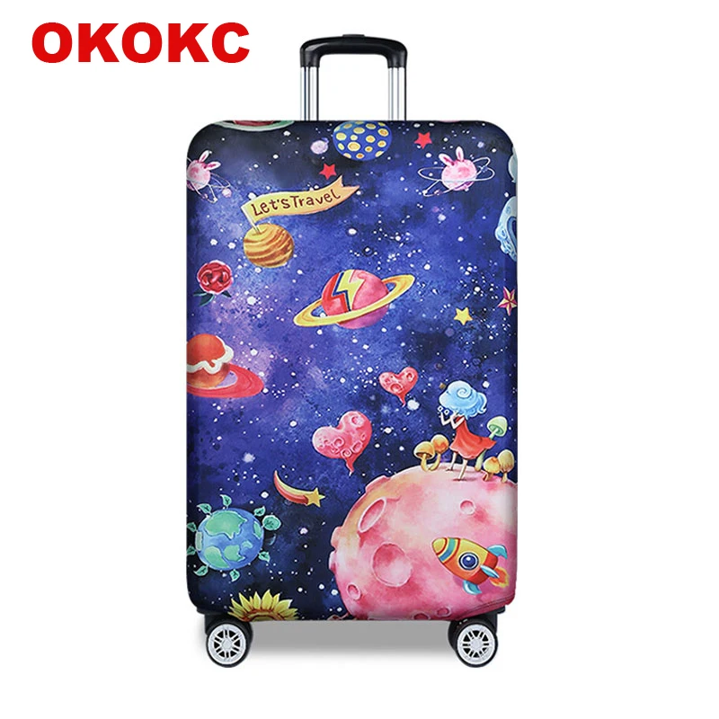

OKOKC Starry Sky Suitcase Protective Trunk Covers Apply To 18~32Inch Case Elastic Travel Luggage Cover Stretch Case Dust Cover