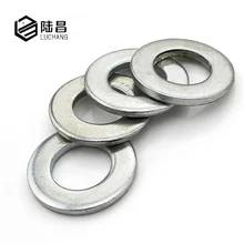 ФОТО luchang free shipping 100pcs m1.6 m2 m2.5 m3  m4 m5 m6 m8 304 stainless steel flat machine washer plain washer gaskets