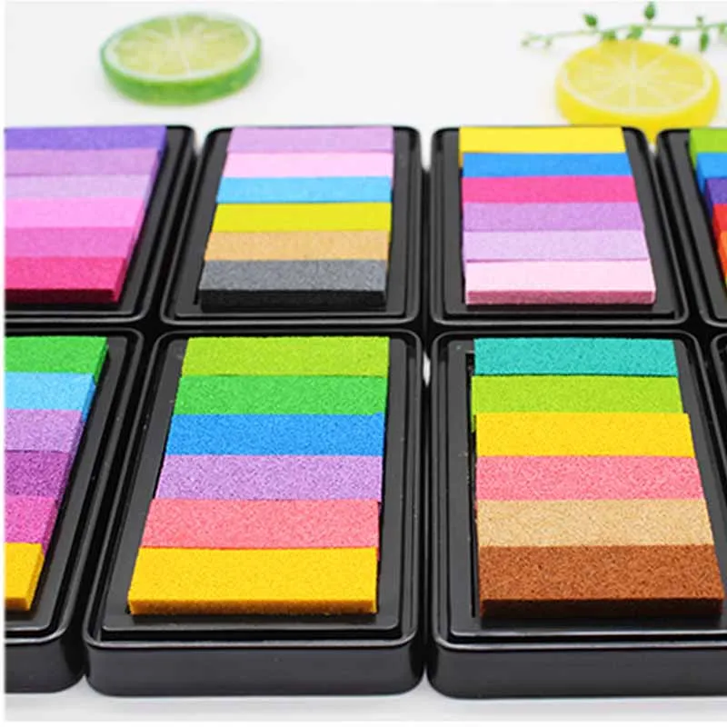 Ynaayu 1pcs Colorful Craft Ink Pad DIY Scrapbooking Vintage Ink Pad