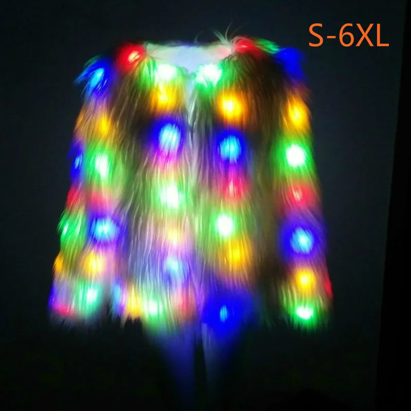 

Maternity Clothing Led Glow In The Dark Luces Shining Coat Christmas Halloween Cosplay For Pregnant Breastfeeding Nursing Woman
