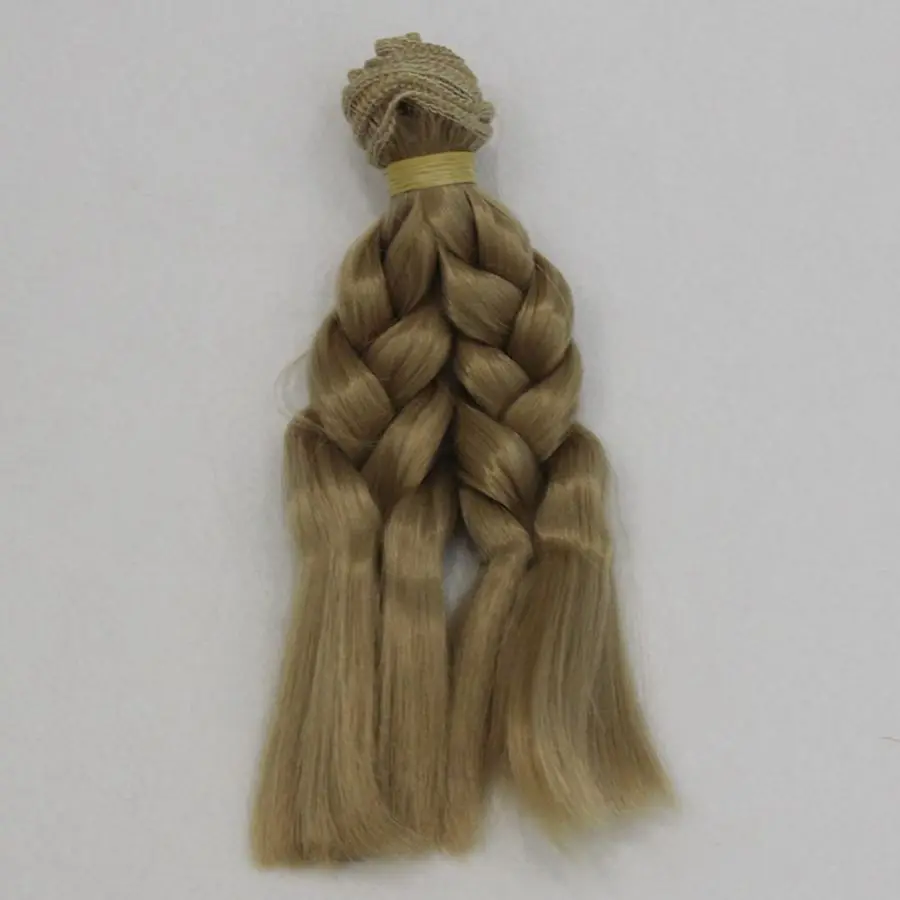 1 шт. 15 см 25 см завинчивающиеся вьющиеся волосы для наращивания русские Тряпичные куклы DIY волосы парики термостойкие волокна куклы аксессуары для волос - Цвет: 34