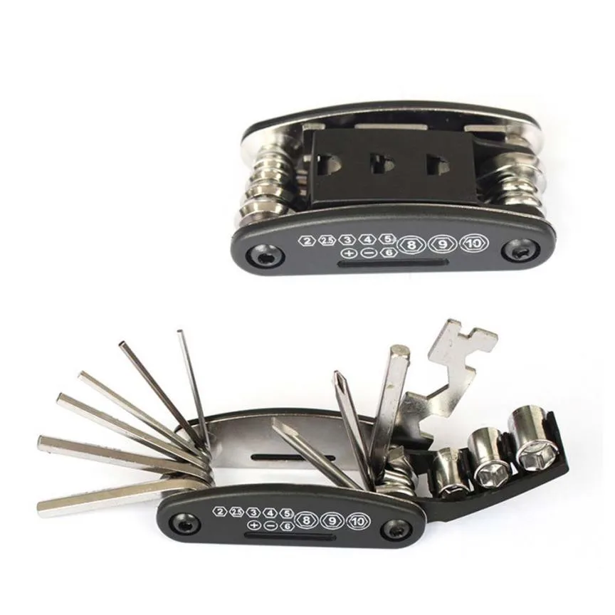 New 15 in 1 Multi function Mountain Bike Maintenance Set Bicycle