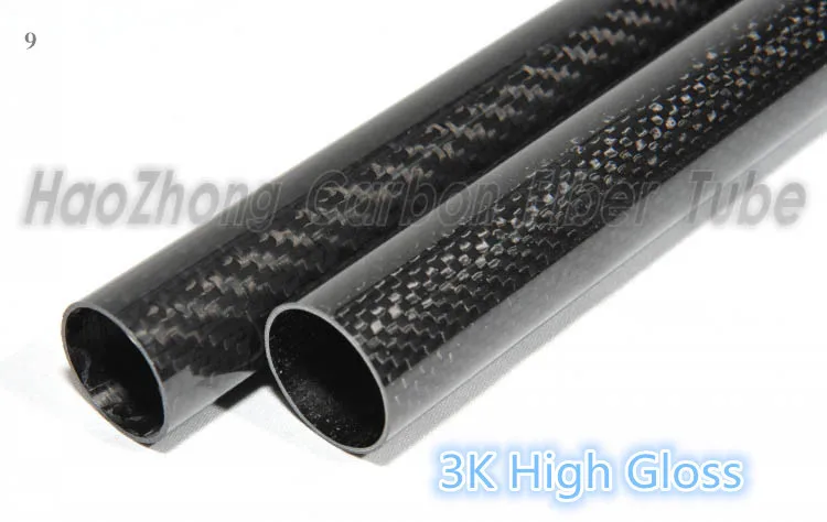 2pcs 3K Carbon Fiber Tube x 500mm 30mm 32mm 33 34 35mm 36mm 38mm 40mm 50mm 60mm