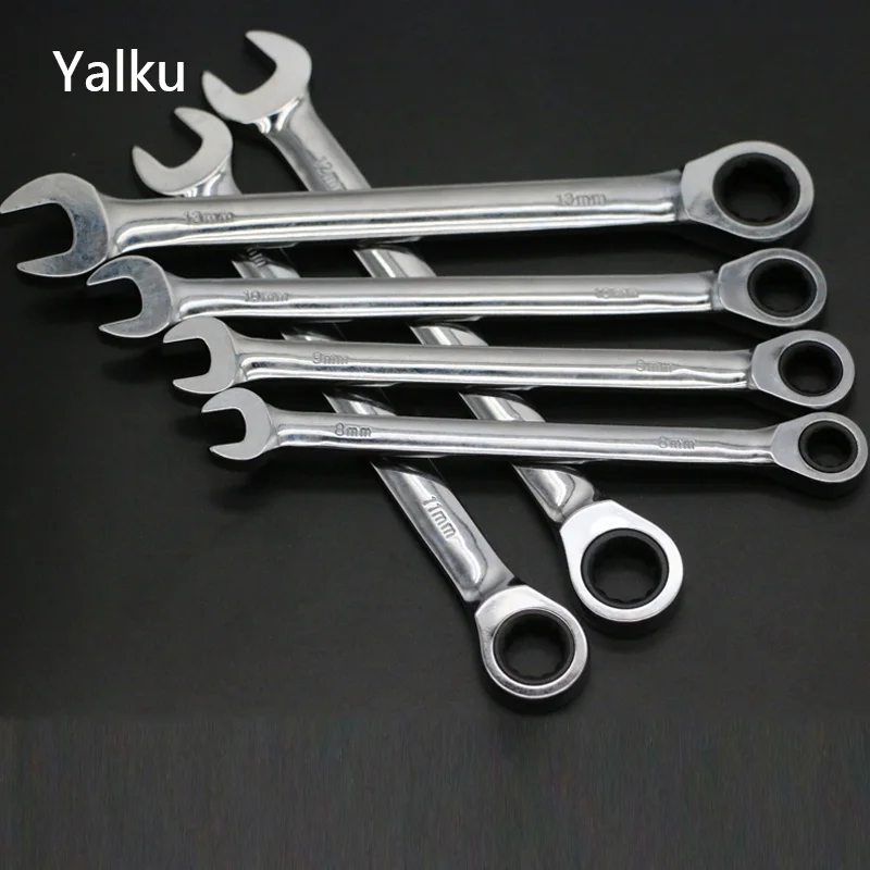 Activities Ratchet Gears Wrench Set Flexible Open End Combination