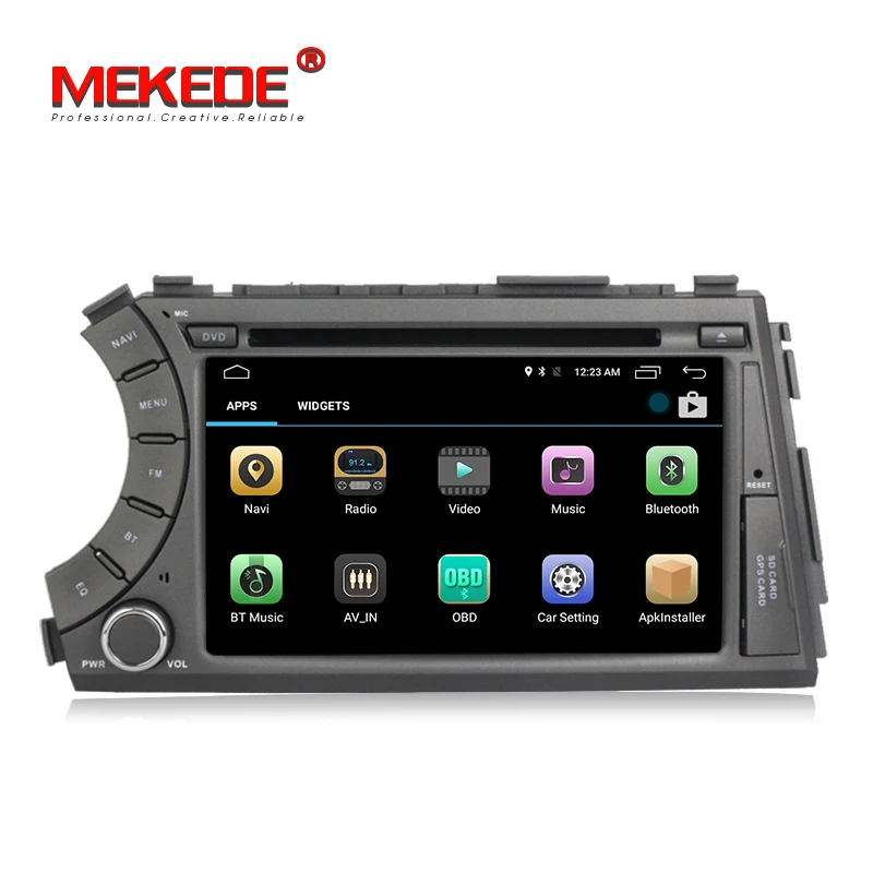Perfect HD 2G RAM Android 7.1 2 DIN Car DVD for ssangyong Actyon Kyron with car gps radio for ssangyong actyon kryon 1080p support SWC 1