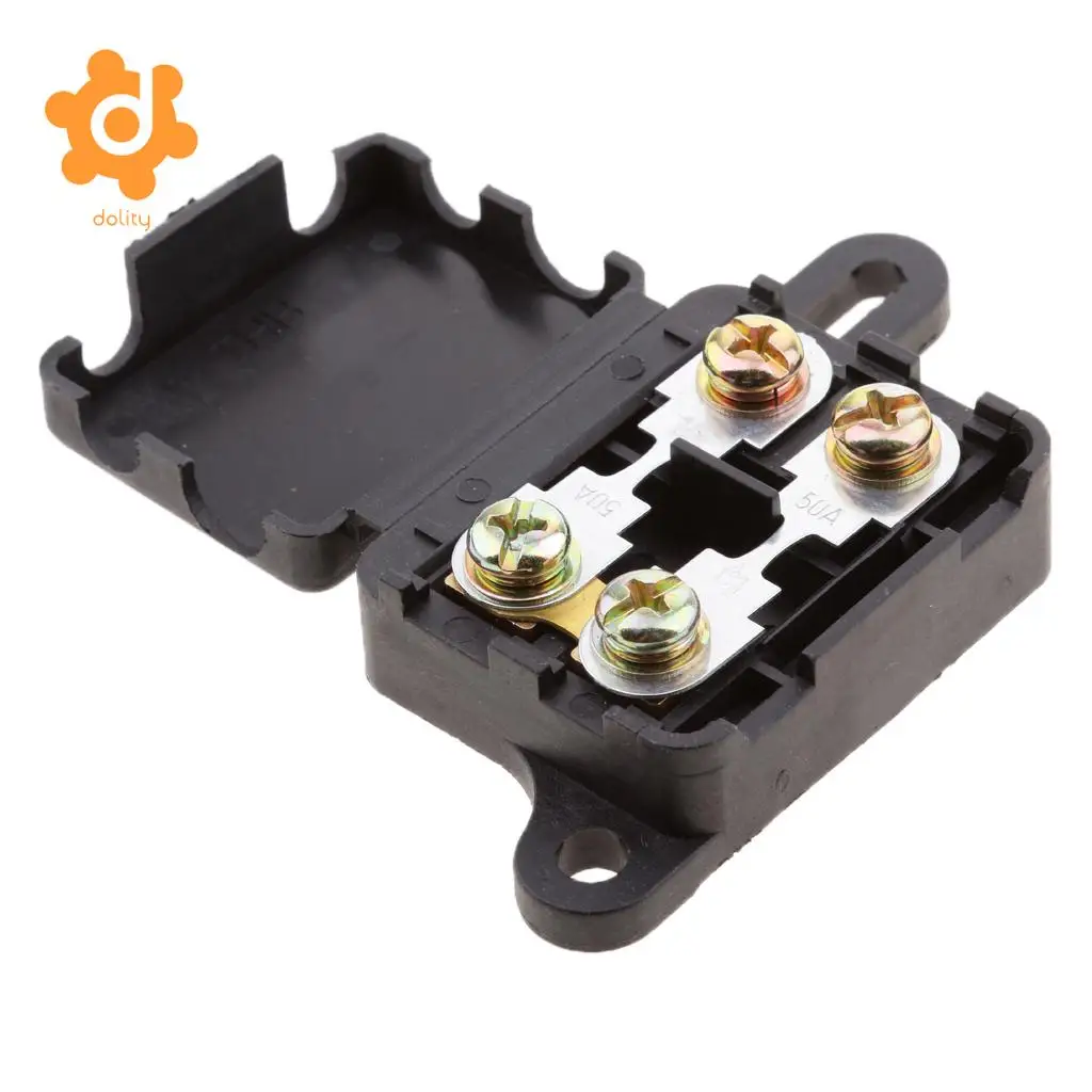 12V-24V Car Boat ANS/ANF/ANG Fuse Screw Down Block Holder Box Waterproof