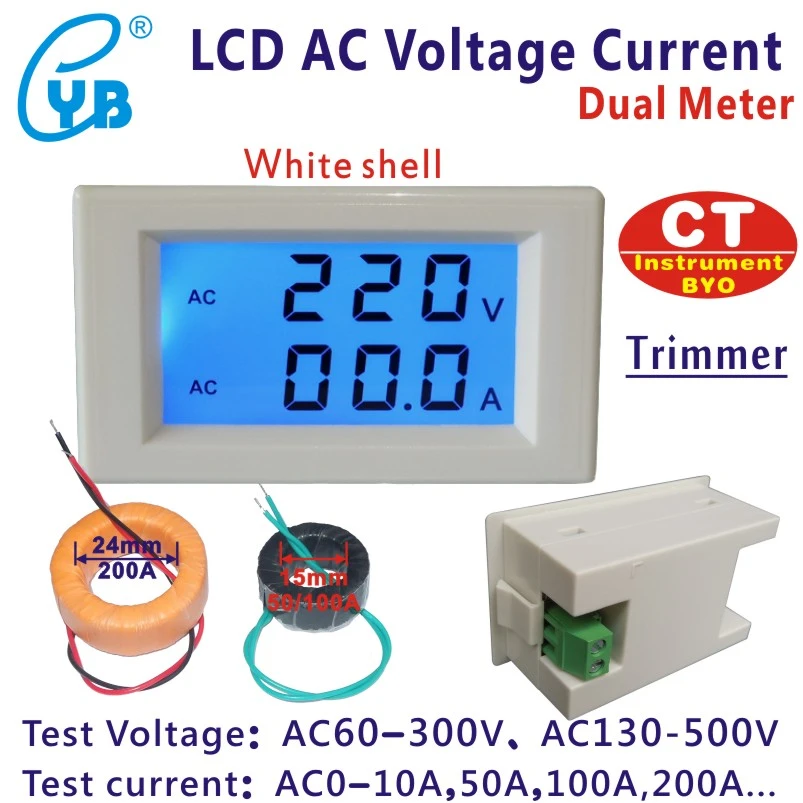 SMAKN Digital Voltage Current Panel Meter 0-600V/20.0A Ammeter Voltmeter Amps Gauge Volts LCD Dual Display SMAKN Digital Voltage Current Panel Meter 0-600V/20.0A Ammeter Voltmeter Amps Gauge Volts LCD Dual Display