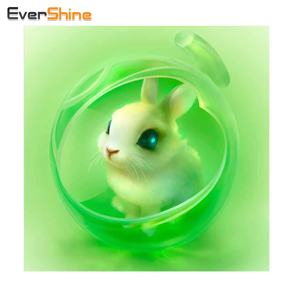 

EverShine DIY Diamond Embroidery Cute Small Animal Full Square Rhinestone Mosaic Diamond Painting Cross Stitch Home Decoration