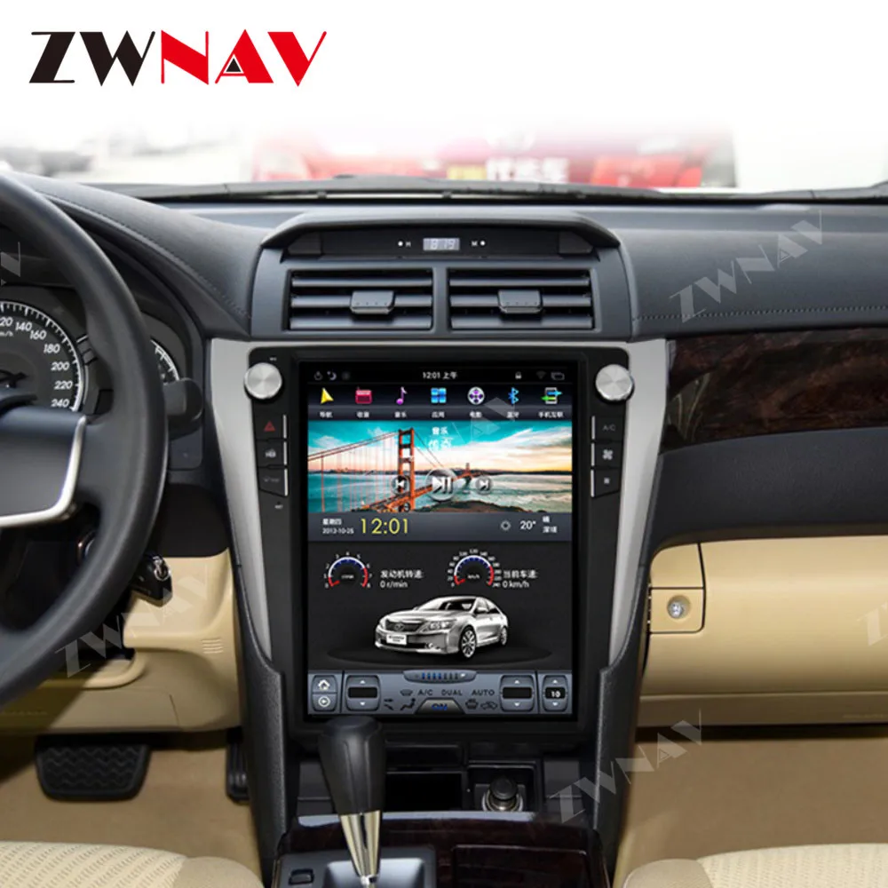 Best PX6 4GB RAM Tesla style Android 8.1 Car GPS Navigation For TOYOTA Camry 2012-2016 head unit multimedia Auto radio tape recorder 1 Best PX6 4GB RAM Tesla style Android 8.1 Car GPS Navigation For TOYOTA Camry 2012-2016 head unit multimedia Auto radio tape recorder 1