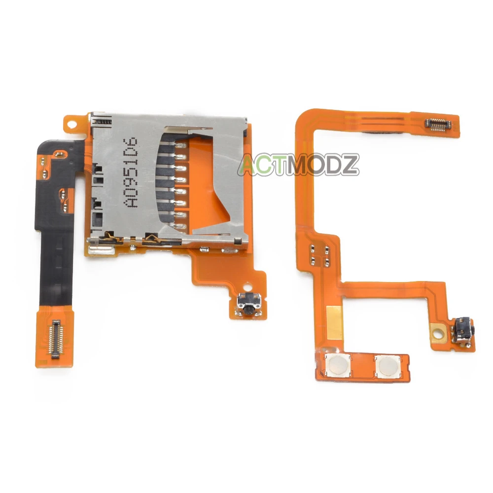 Sd Card Slot Socket Adapter Connector L R Flex Cable For Nintendo Dsi Xl Console Cable For Cable Nintendocable Console Aliexpress
