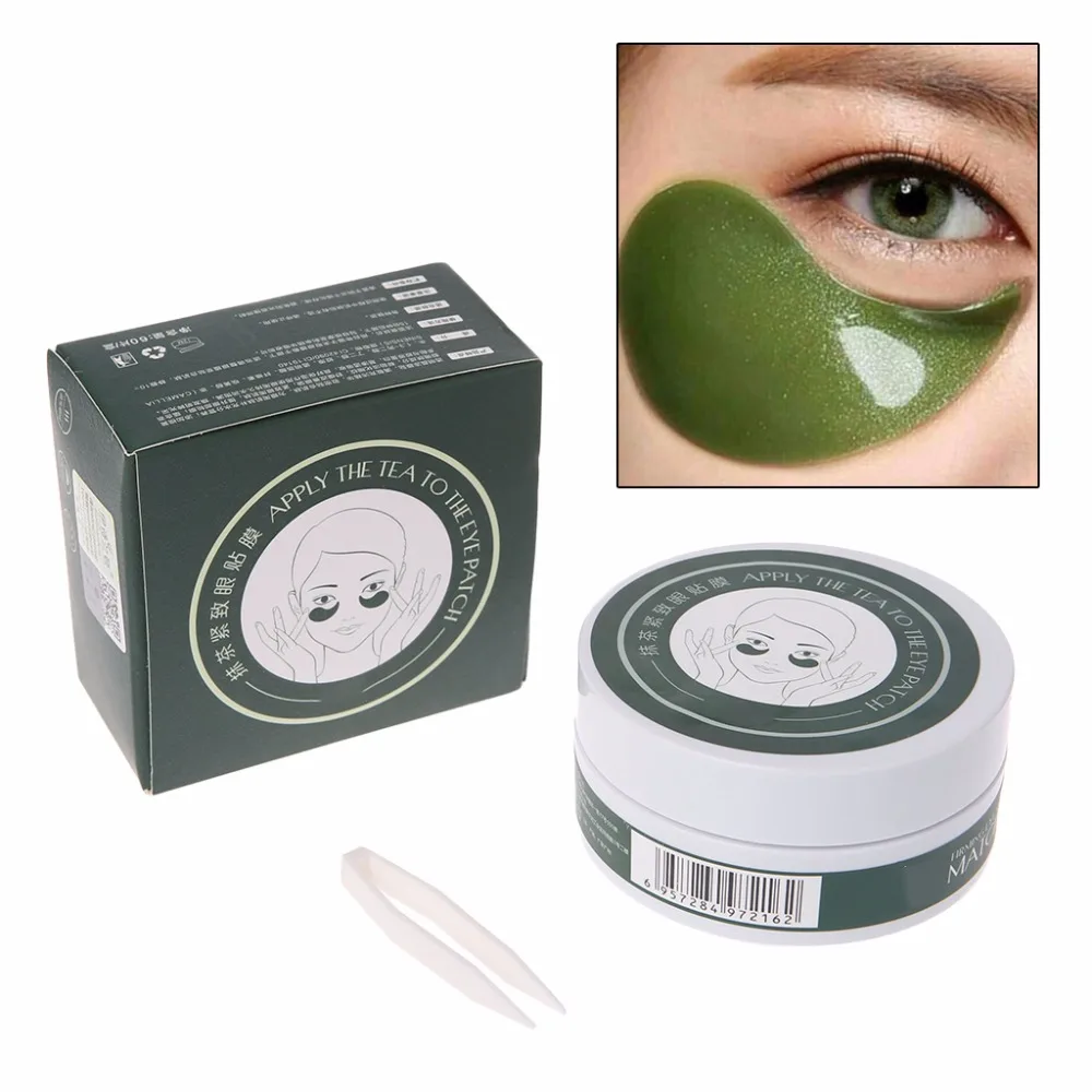 

Green Tea Collagen Facial Care Ageless Anti Aging Eye Bags Eye Mask Skin Care