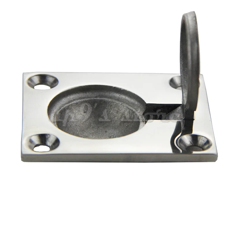 4PCS Marine Grade Stainless Steel Boat Locker Lift Pull Ring Handle