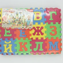 10 лотов детский игровой коврик-пазл коврики 55*55 мм ковры детская головоломка 33 шт. русский язык и 3 шт. количество пены