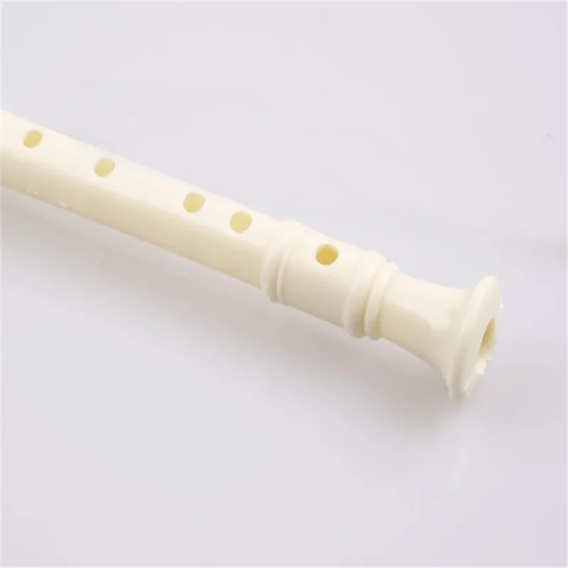 Flauta de plástico blanco niños instrumento de juguete Musical para cumpleaños boda fiesta regalo clarinete flauta llaveros zelda