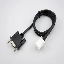Novo! yatour fio chicote de fios cabo para toyota/lexus pequeno 6 + 6pin bluetooth carro adaptador m06/m07 digtial música changer linha principal 7689