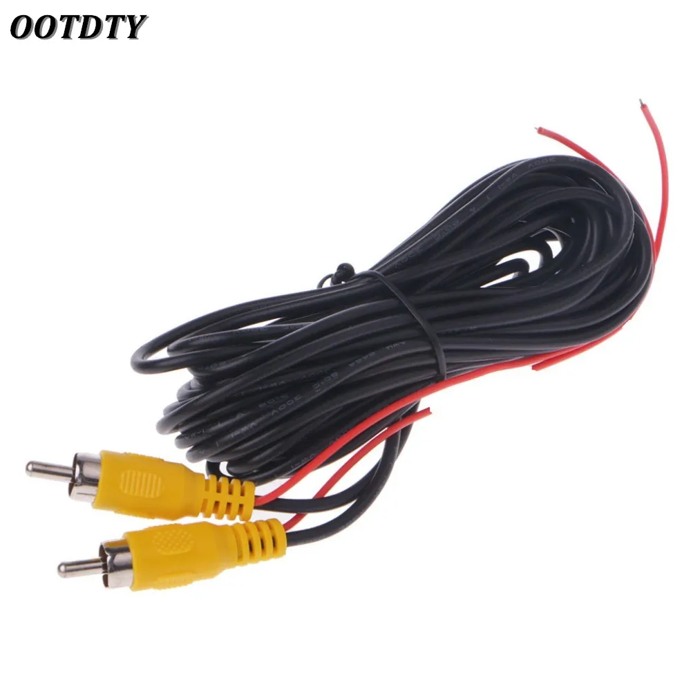 

OOTDTY RCA Male To Male AUX Audio Video AV Cable For Car Rear Camera DVD CD Player TV Box