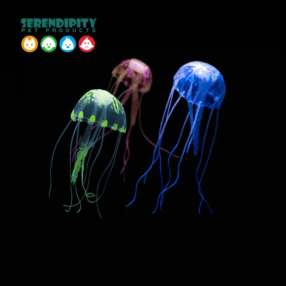 

Aquarium Decoration Decor Jellyfish Aquarium Fish tank Ornaments Glowing Effect