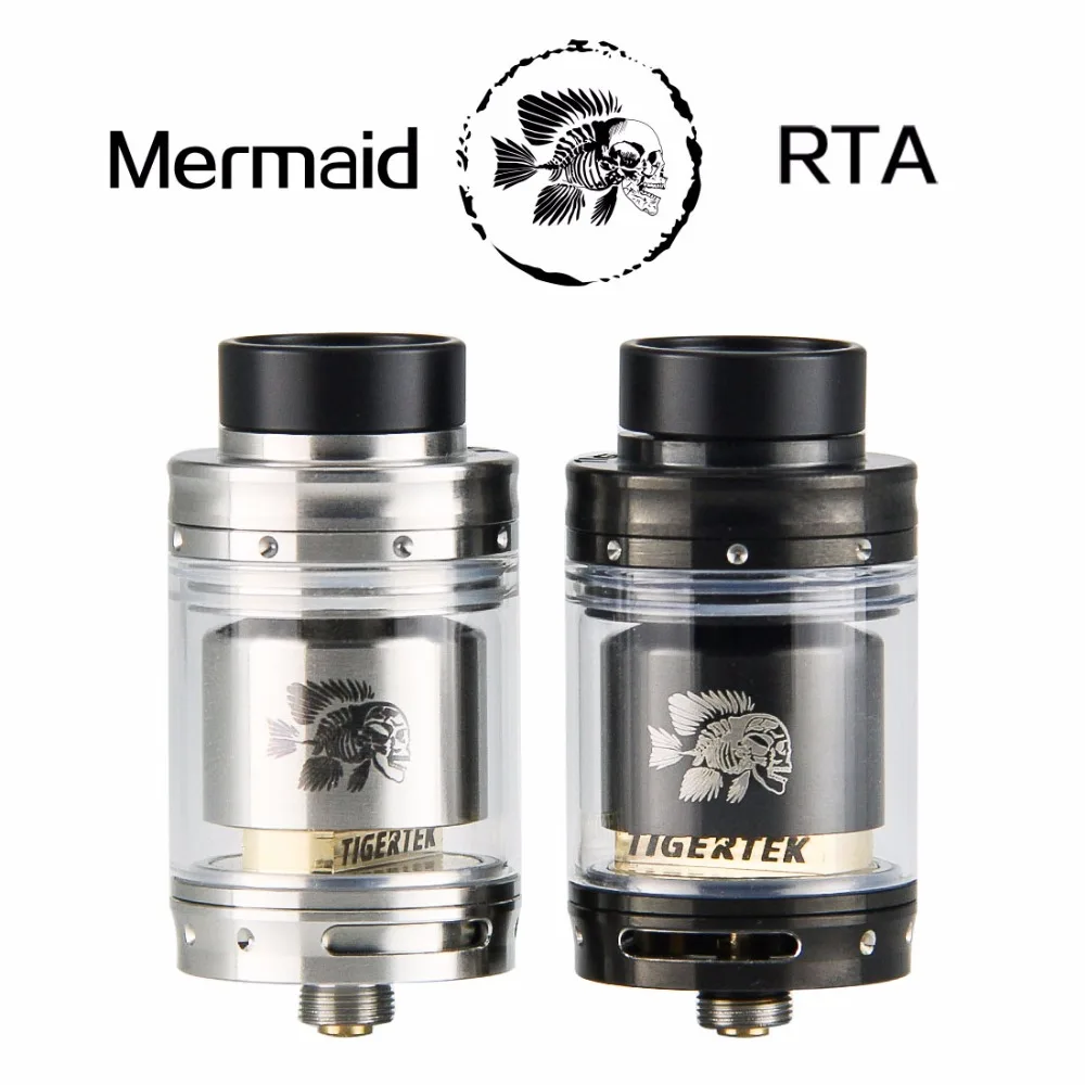 origial Tigertek Mermaid RTA tank electronic cigarette atomizer vape