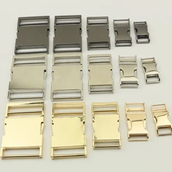 

1Pcs BDTHOOO Safety Buckle Bag Metal Arched Side Release Buckle Accessories For Backpack Straps Webbing 14mm 19mm 25mm 30mm