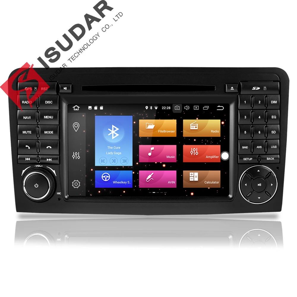Buy Isudar Car Multimedia Player GPS Android 8.0 2 Din