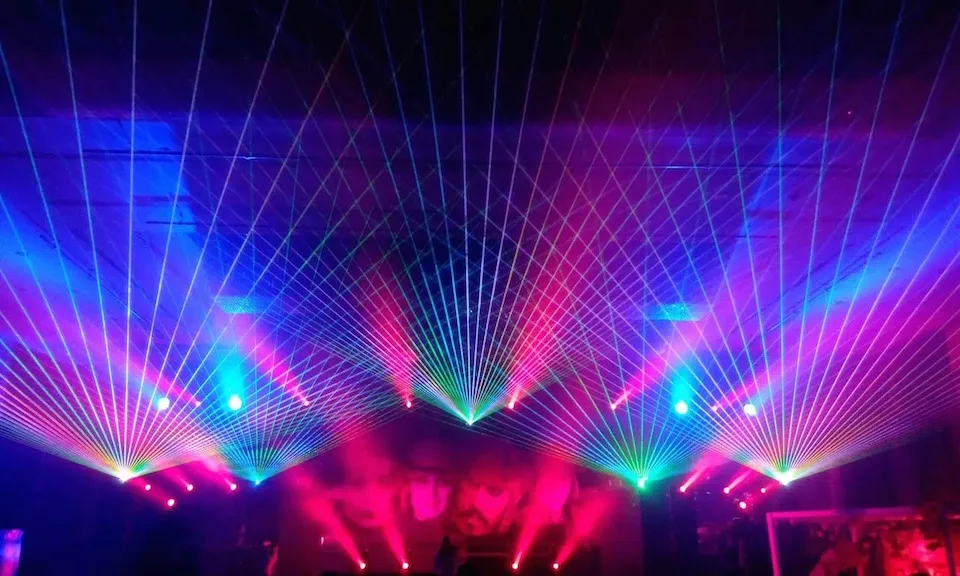 Full Color 3W RGB Animation Laser Stage Light Analog 20Kpps scanner ILDA DMX512/Sound/Auto/SD lazer