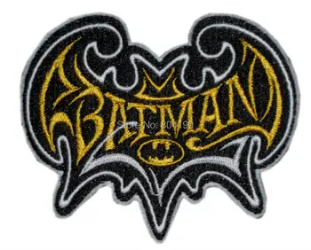 

4" Batman vs Superman Dawn of Justice Embroidered Movie TV Series applique stickers iron on patch New Film Logo