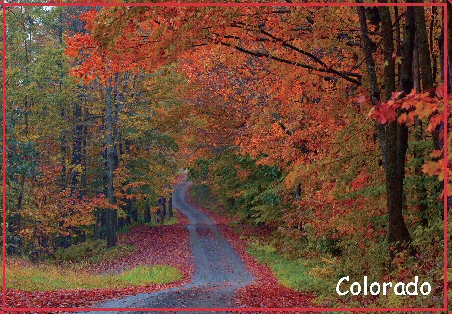 США дорожные магниты в подарок 78*54 мм Colorado national park магнит на холодильник 20009
