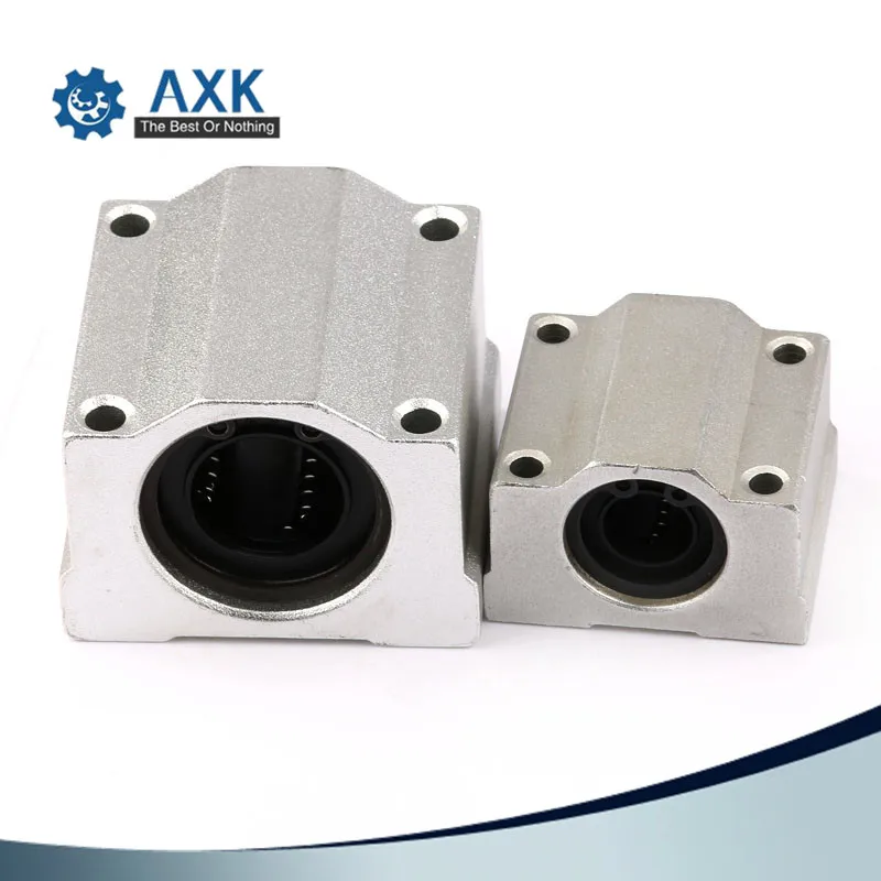 Bloco de Cnc Router com Lm20uu 2 Pçs e lote Sc20uu Scs20uu 20 Milímetros Linear Ball Bearing Bush Bloco Travesseiro Linear Eixo Cnc 3d Peça da Impressora