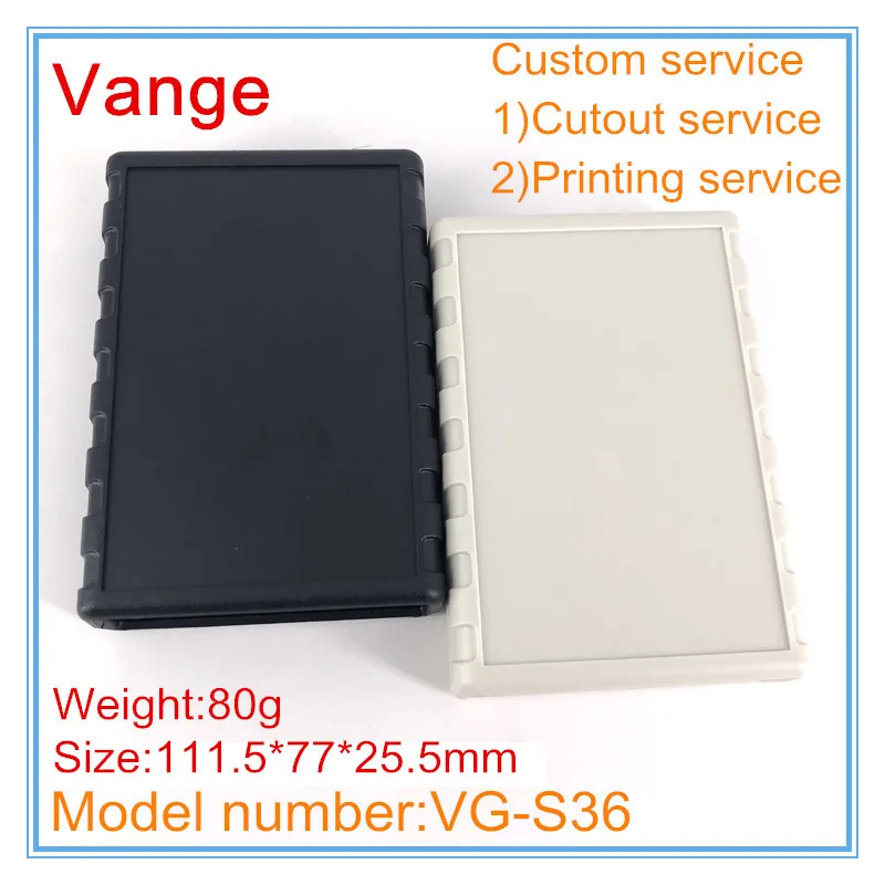 

1pcs/lot 2019 new mould shell 111.5*77*25.5mm ABS plastic material junction box diy with screws for portable PCB device