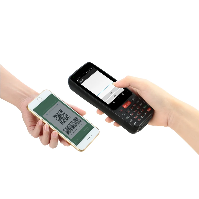 المساعد الشخصي الرقمي في الصناعة ماسح باركود لأنظمة android الليزر 1D 2D QR رمز ماسحة PDA يده محطة قارئ اتصال المدى القريب