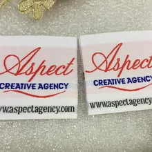 Лэйбл этикетки одежды Дамасская ткань индивидуальный логотип, плетеные этикетки одежды основной ярлык 1000 шт/партия