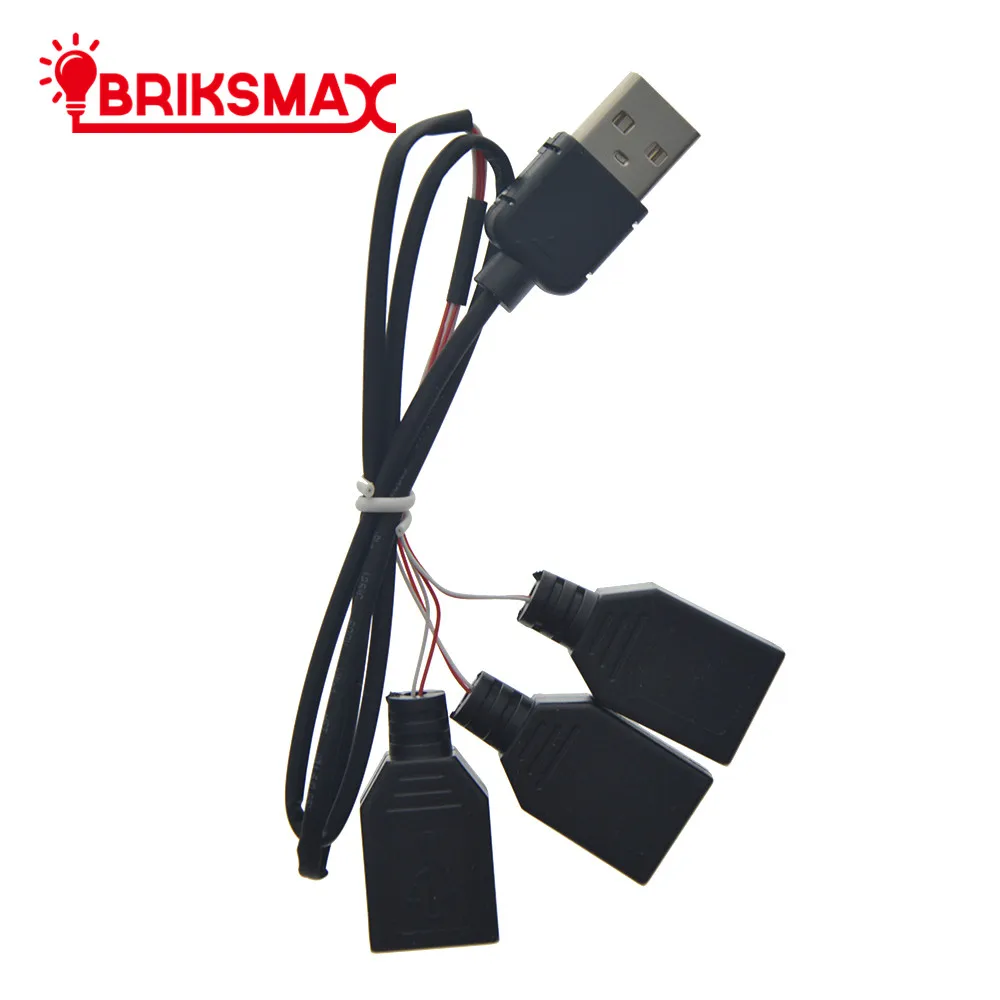 Аксессуары для оссветильник ительных приборов BRIKSMAX черный от одного до семи USB