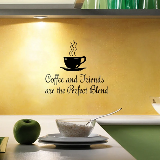 Küche Kaffee Zitate Wandtattoo \ Küche Kaffee Zitate Wandtattoo \