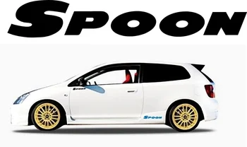 

2Pcs/Pair 2 x SPOON - VINYL window DECAL STICKER ADHESIVE For INTEGRA 30cm long