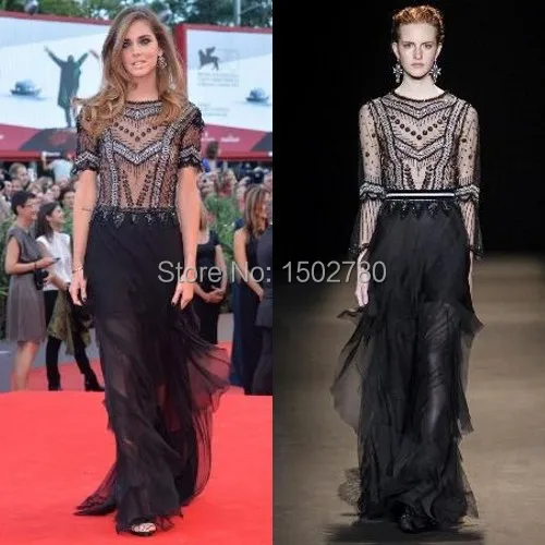 chiara ferragni red dress