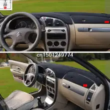 Dashmats аксессуары для стайлинга автомобилей крышка приборной панели для Citroen C-Elysee 2002 2008 2013