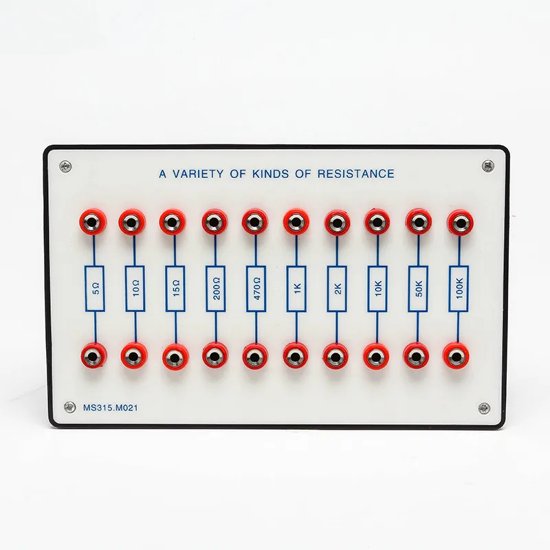 Сопротивление эксперимента доска набор блок сопротивления оборудование для экспериментов по физике студенческое электрическое учебное оборудование