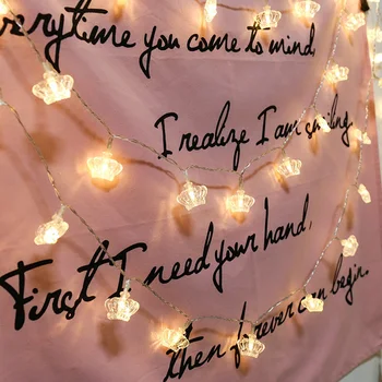 

Novelty DIY crown Battery Operated Fairy led string Light,Wedding Festival Party Holiday Bedroom Lighting home decoration