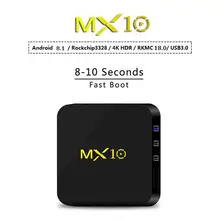 AH-LINK MX10 Smart TV Box For Android 7.1 Set Top Box HDMI 2.0a RK3288 For 4k@60Hz 2.4GHZ DC 5V 2A /4G DDR3/32GB EMMC TV Box